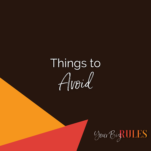 things to avoid
